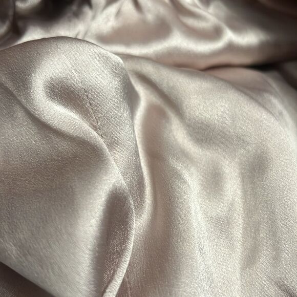 Victoria’s Secret LUXE Floral Stripe Velvet Pajama pants blue multicolor Large - Picture 8 of 9